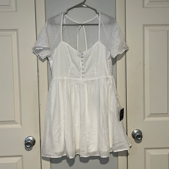 White Summer Cocktail Dress - Picture 1 of 1